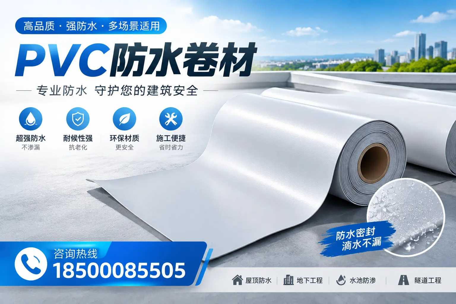PVC防水卷材的市场竞争分析，德阳品牌选择参考